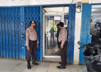 Polsek Pangkalan Kuras Kerahkan Personil ke Tempat Rawan Aksi C3