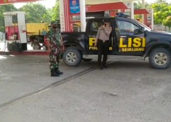 Sambangi Sejumlah Lokasi Rawan C3, Polsek Bandar Sei Kijang Lakukan Patroli