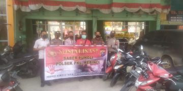 Tak Kenal Lelah, Polsek Pangkalan Kerinci Terus Beri Sosialisasi Saber Pungli