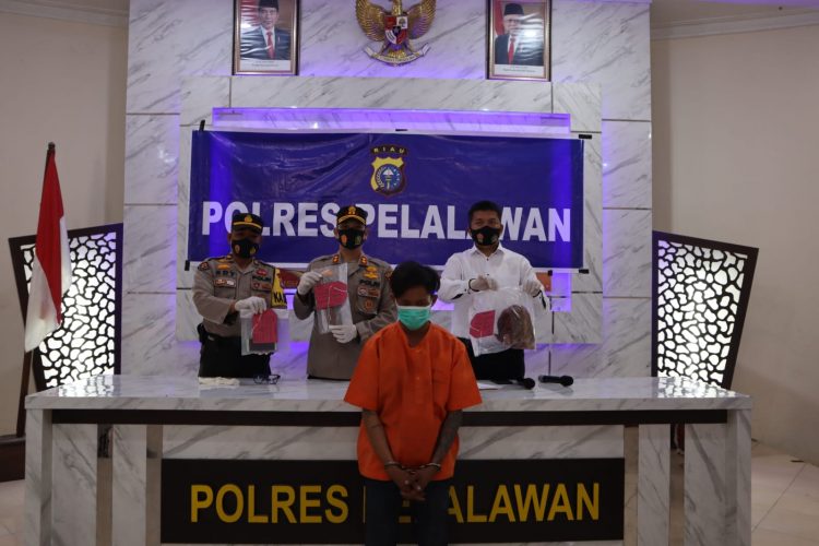 Polres Pelalawan Tangkap Pelaku Pembunuhan, Korban Ditikam di Dada