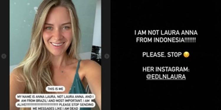 Netizen Indonesia Salah Akun Ucapkan Belasungkawa untuk Laura Anna