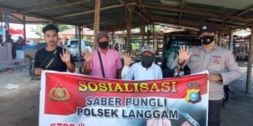 Polsek Langgam Kembali Lakukan Sapu Bersih Pungli di Wilayah Binaan