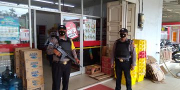 Awal Tahun 2022, Polsek Ukui Tingkatkan Patroli Kamtibmas : Sosialisasi Prokes dan Vaksinasi