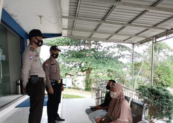 Sambangi BRI Unit Kerumutan, Polisi Imbau Nasabah Waspada Aksi Kejahatan