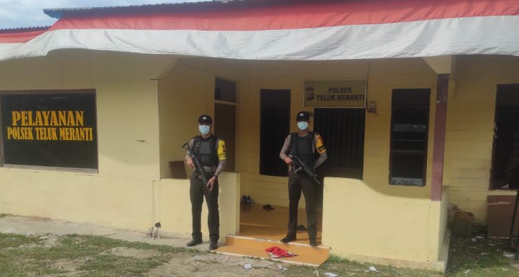 Polsek Teluk Meranti Siagakan Personel untuk Amankan Mako