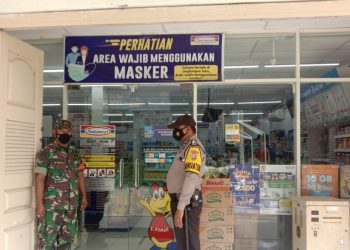 Ciptakan Lingkungan Kondusif, Polsek Kerumutan Lakukan Patroli di Swalayan
