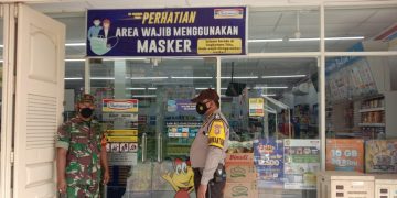 Ciptakan Lingkungan Kondusif, Polsek Kerumutan Lakukan Patroli di Swalayan