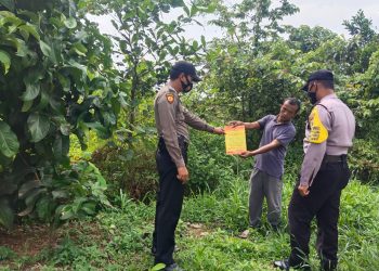 Giat Patroli, Polsek Pangkalan Lesung Sisir Wilayah Rawan Karhutla