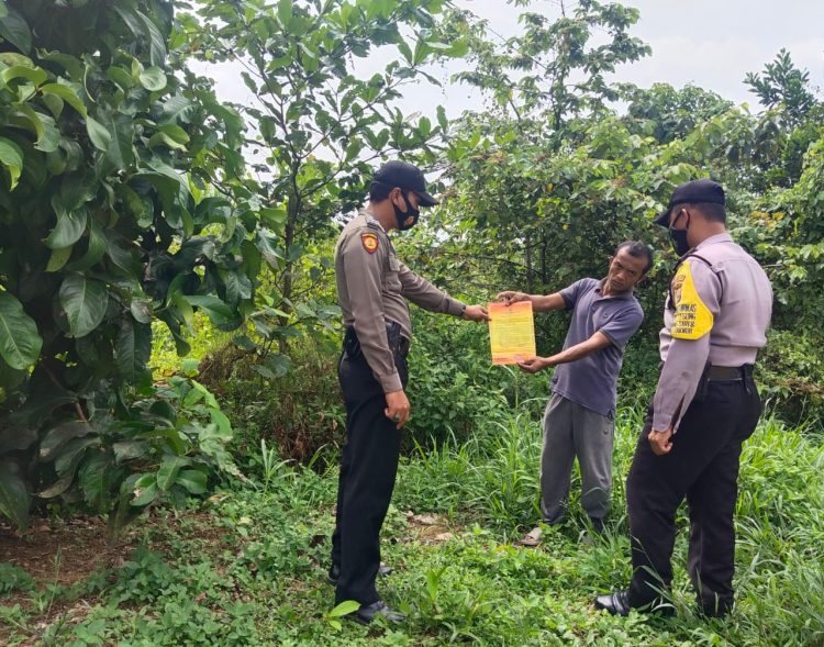 Giat Patroli, Polsek Pangkalan Lesung Sisir Wilayah Rawan Karhutla