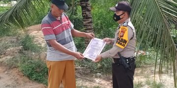 Antisipasi Kebakaran Lahan, Polsubsektor Pelalawan Gelar Patroli