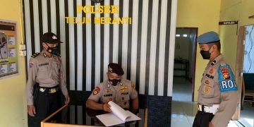 Akhir Pekan, Personil Polsek Teluk Meranti Siaga untuk Amankan Mako