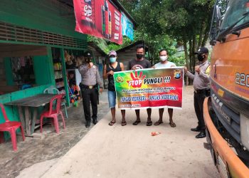Polsek Pangkalan Lesung Giatkan Saber Pungli Terhadap Supir Truk