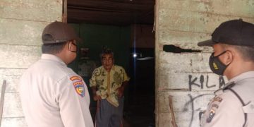 Gelar Vaksinasi, Polsek Kerumutan Sasar Kaum Lansia