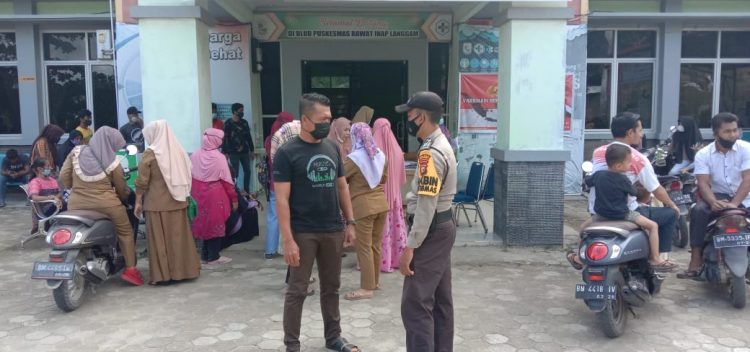 Patroli KRYD, Polsek Langgam Pantau Aktivitas Masyarakat dan Penerapan Prokes