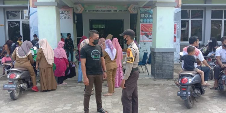 Patroli KRYD, Polsek Langgam Pantau Aktivitas Masyarakat dan Penerapan Prokes