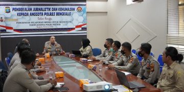 Penguatan Seksi Humas, Kapolres Bengkalis Minta Anggota Dalami Pengetahuan Jurnalistik