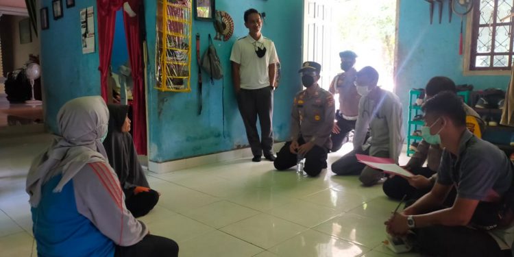 Kapolsek Pangkalan Lesung Kembali Gencarkan Vaksinasi Door to Door