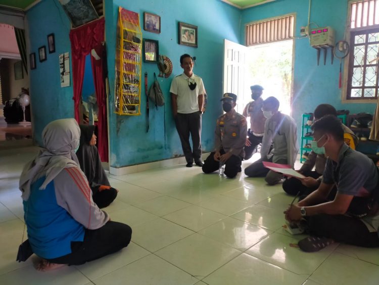 Kapolsek Pangkalan Lesung Kembali Gencarkan Vaksinasi Door to Door