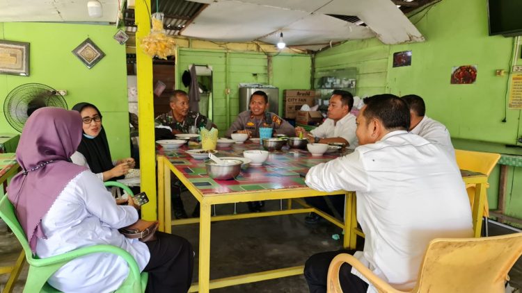 Kapolsek Pangkalan Kuras Ikuti Giat Ramah Tamah dan Koordinasi Terkait Vaksinasi Anak