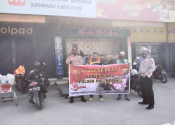 Tingkatkan Pelayanan Publik, Polsek Pangkalan Kerinci Gelar Sosialisasi Saber Pungli
