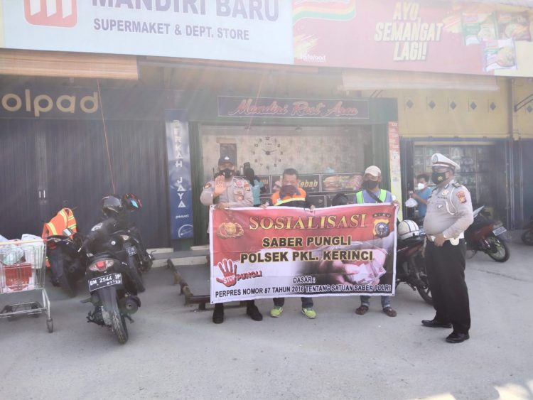 Tingkatkan Pelayanan Publik, Polsek Pangkalan Kerinci Gelar Sosialisasi Saber Pungli