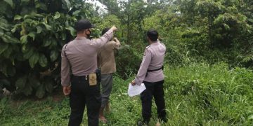 Polsek Pangkalan Lesung Sisir Wilayah Rawan Karhutla