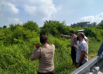 Cek Situasi Lahan di Wilayah Hukum, Polsek Pangkalan Kerinci Lakukan Patroli Karhutla