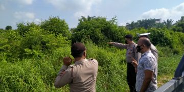 Cek Situasi Lahan di Wilayah Hukum, Polsek Pangkalan Kerinci Lakukan Patroli Karhutla