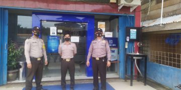 Selain Pantau Prokes Masyarakat, Polsek Langgam juga Patroli Kamtibmas