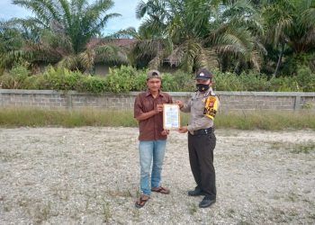Polsubsektor Pelalawan Lakukan Patroli dan Sosialisasi Terkait Pencegahan Karhutla Kepada Masyarakat