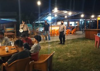 Taman Bidadari dan Cafe Glegek Jadi Sasaran Rutin Polsek Pangkalan Kuras Operasi Yustisi