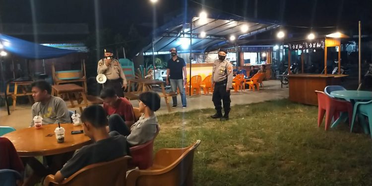 Taman Bidadari dan Cafe Glegek Jadi Sasaran Rutin Polsek Pangkalan Kuras Operasi Yustisi