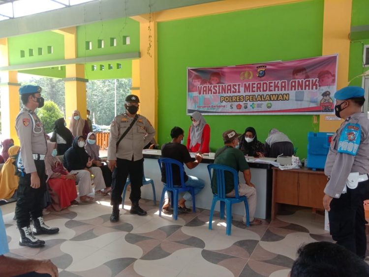 Polsek Pangkalan Lesung Terus Buka Layanan Vaksinasi Covid-19 untuk Masyarakat