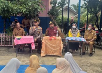 Polsek Langgam Bantu Percepatan Vaksinasi, Capai 71 Persen