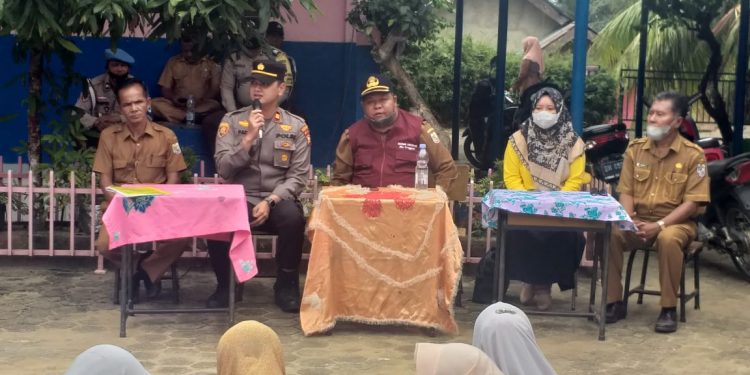 Polsek Langgam Bantu Percepatan Vaksinasi, Capai 71 Persen