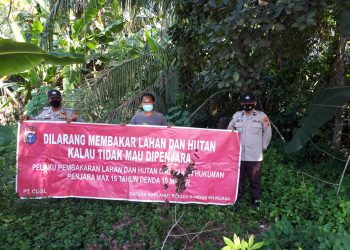 Polsek Bandar Sei Kijang Gelar Patroli dan Sosialisasi Terkait Karhutla