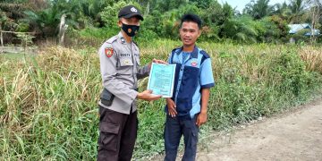 Cegah Kebakaran Lahan, Ini Upaya Polsubsektor Pelalawan