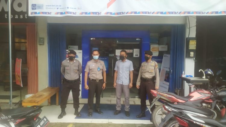 Giat Preventif, Polsek Pangkalan Kerinci Pastikan Wilayah Kondusif dan Taat Prokes