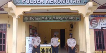 Polsek Kerumutan Siagakan Personel untuk Amankan Mako