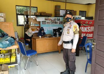 Polsek Teluk Meranti Tak Kenal Lelah Terus Monitoring Vaksinasi