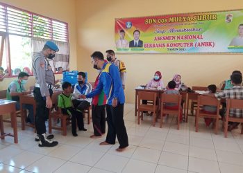 Polsek Pangkalan Lesung Vaksinasi Anak Usia 6-11 Tahun dan Lansia