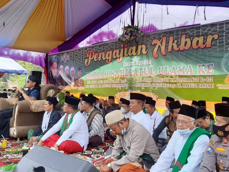 Peringati Harlah NU Ke 96, Polsek Ukui Gelar Pengamanan Gus Miftah di Pengajian Akbar