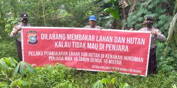 Personil Polsek Bandar Sei Kijang Gelar Patroli Antisipasi Karhutla