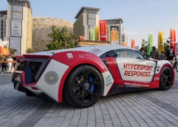 Mobil Tanggap Darurat Tercepat dan Termahal di Dunia Diluncurkan di Dubai