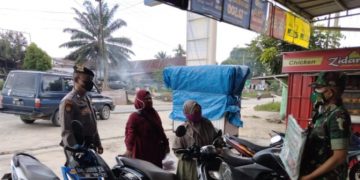Gelar Operasi Yustisi, Polsek Bandar Sei Kijang Sasar Swalayan dan Warung Harian