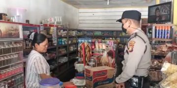 Disiplinkan Masyarakat Terhadap Prokes, Polsubsektor Pelalawan Gelar Operasi Yustisi