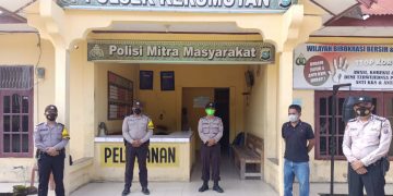 Personel Polsek Kerumutan Siaga Untuk Amankan Mako