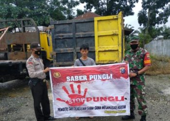 Polsek Bandar Sei Kijang Sampaikan Terkait Saber Pungli kepada Supir Lintas Provinsi