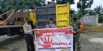 Polsek Bandar Sei Kijang Sampaikan Terkait Saber Pungli kepada Supir Lintas Provinsi
