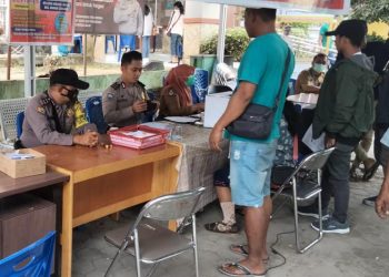 Polsek Bandar Sei Kijang Upayakan Percepatan Vaksinasi, Ini yang Dilakukan